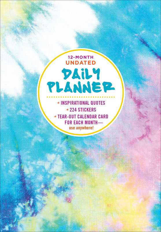 12 - Month Undated Daily Planner by Editors of Thunder Bay Press - Spiral Circle