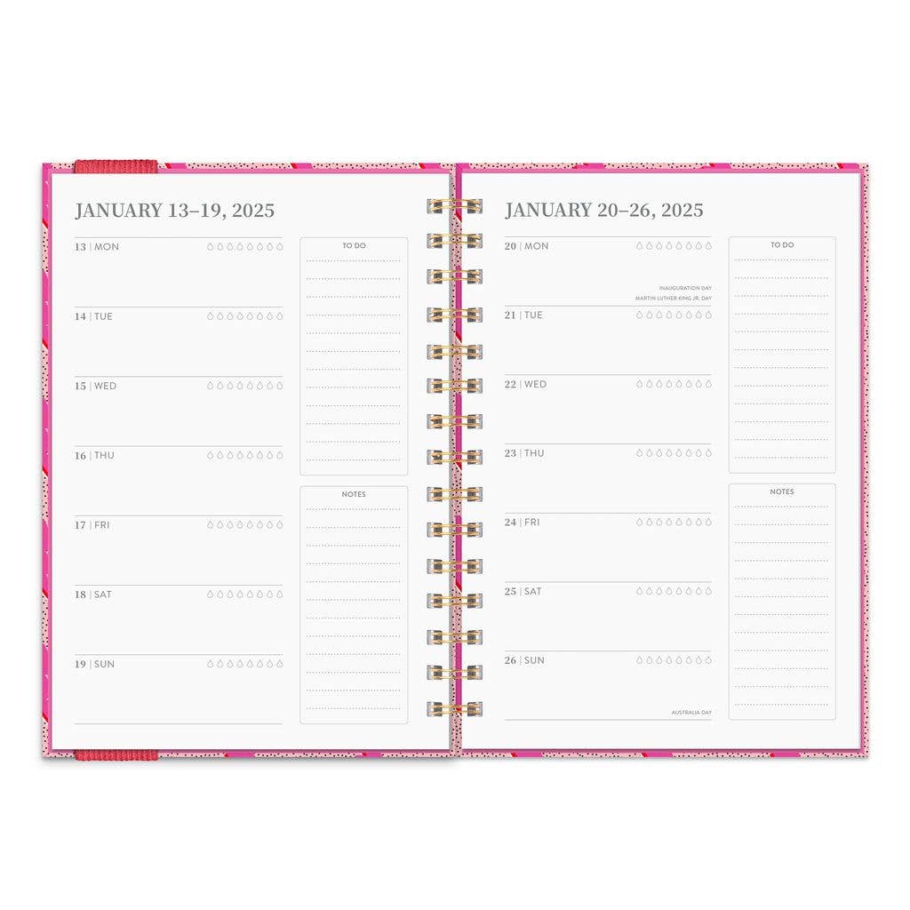 2025 Charged Up Oliver Planner - Spiral Circle