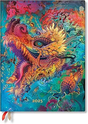 2025 Humming Dragon Daily Planner - Spiral Circle