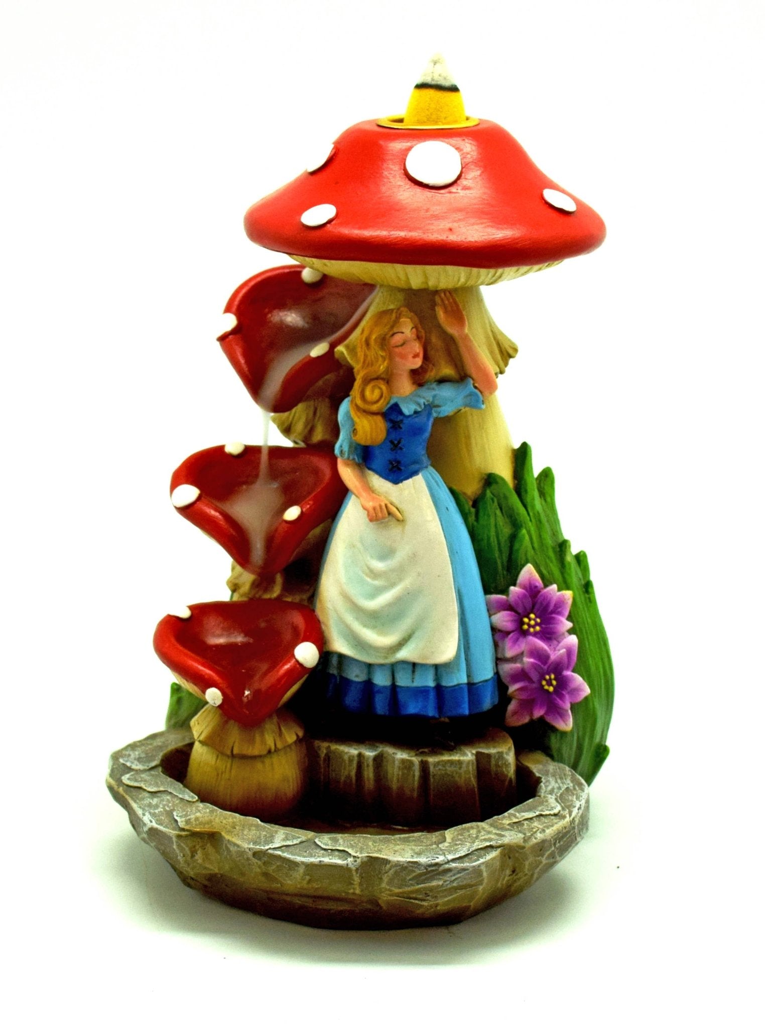 Alice in Wonderland Back Flow Incense Burner - Spiral Circle