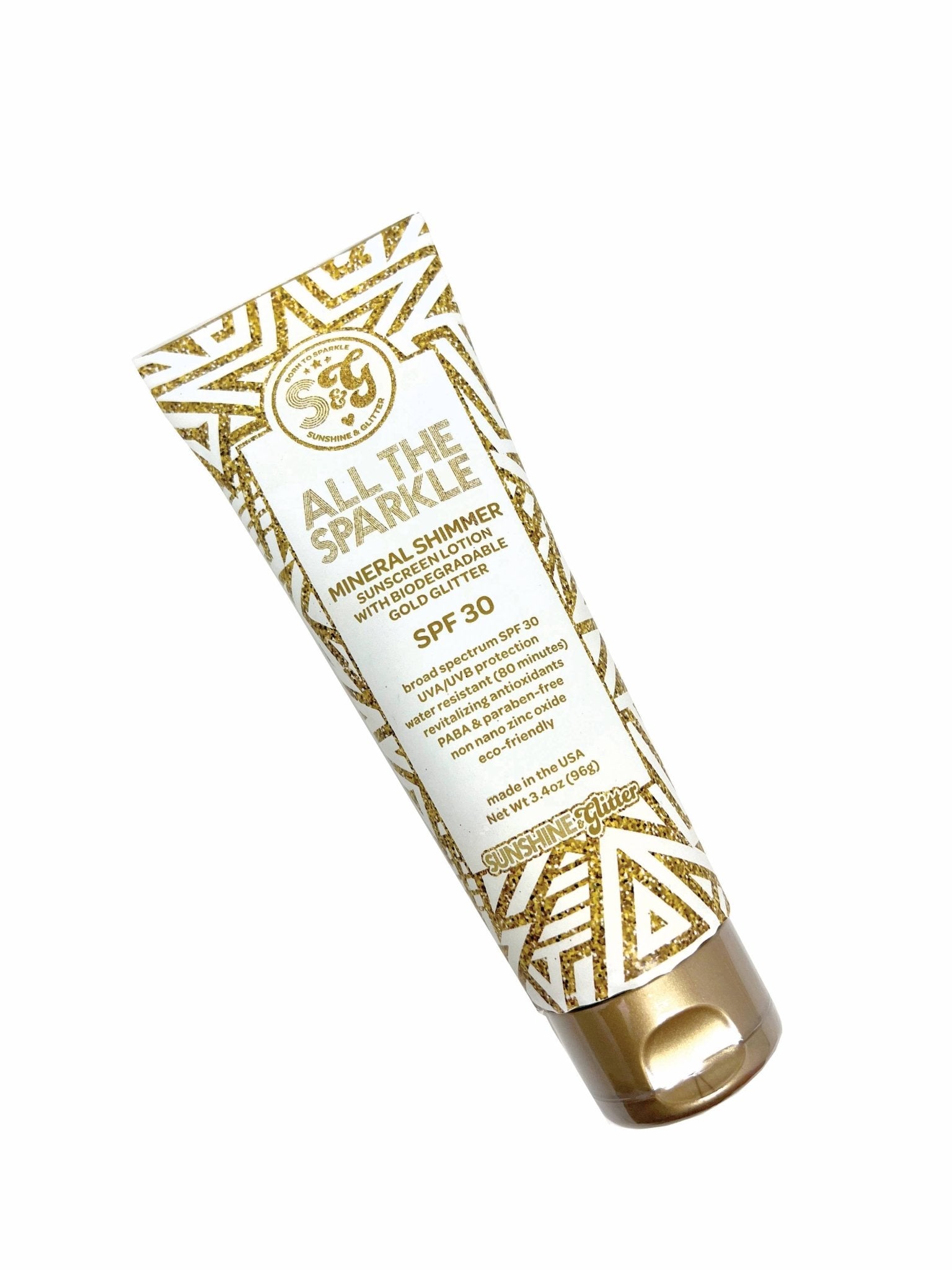 All the Sparkle Mineral Shimmer Sunscreen SPF 30 - Spiral Circle