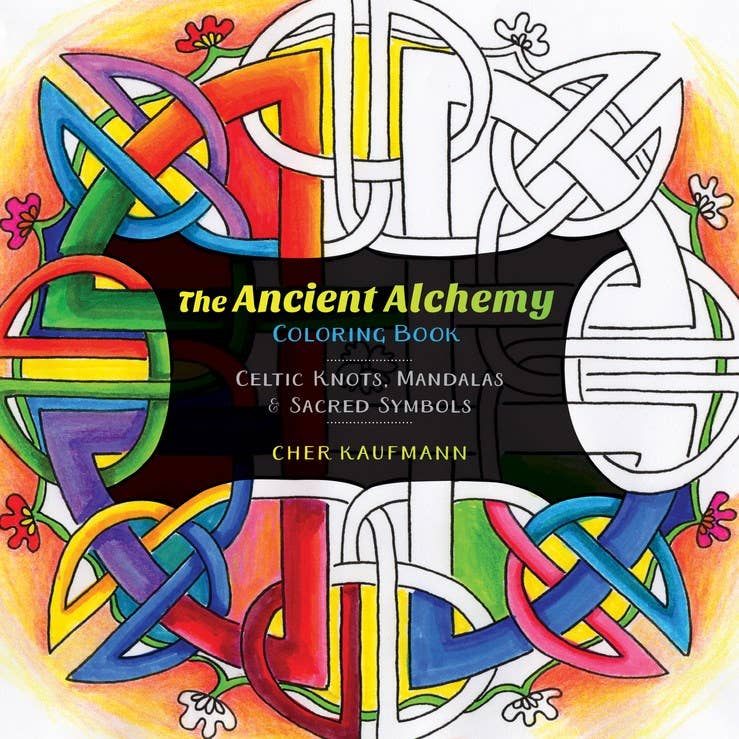 Ancient Alchemy Coloring Book | Celtic Knots, Mandalas, and Sacred Symbols - Spiral Circle