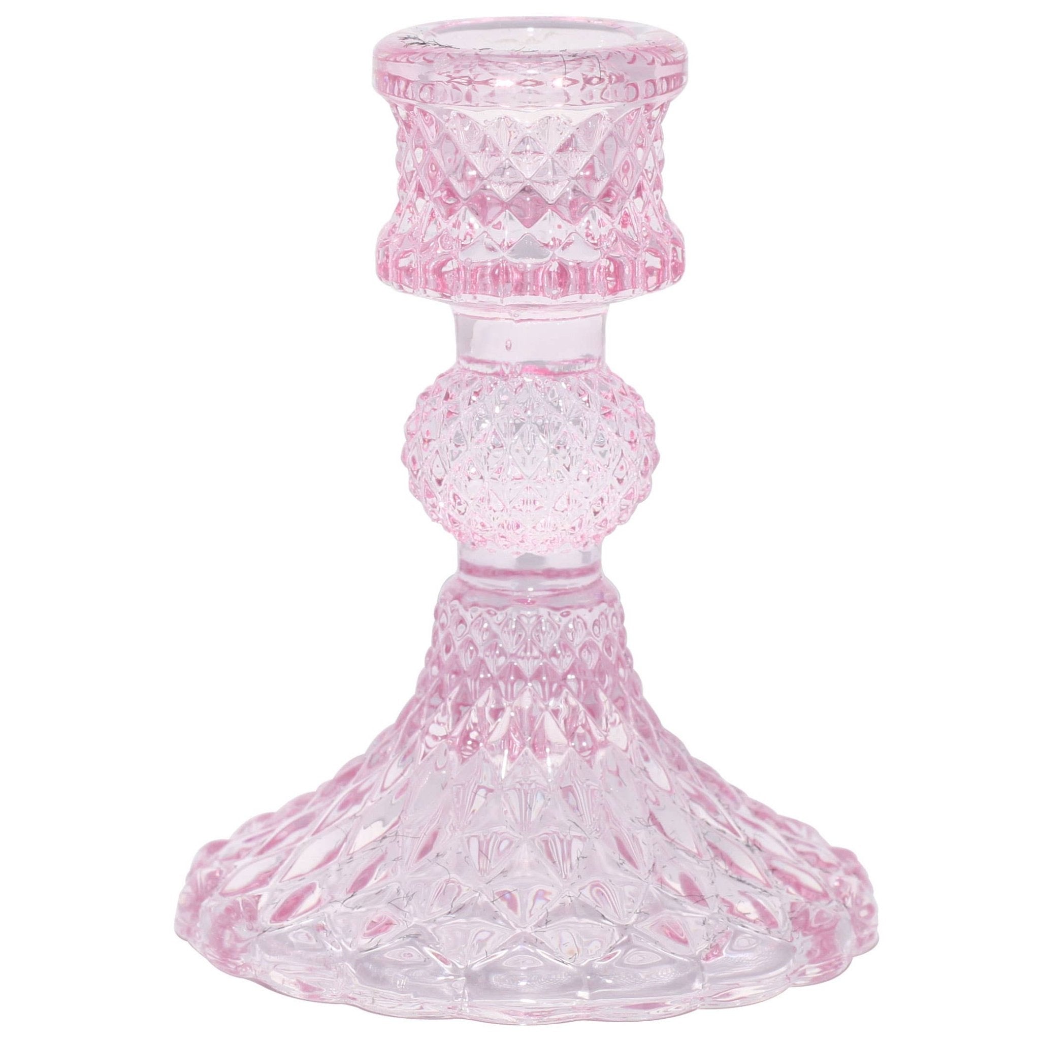 Baby Bella Candle Holder | Pink - Spiral Circle