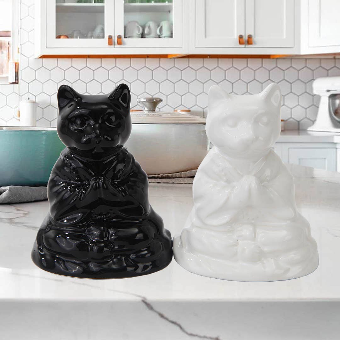 Buddha Cats Salt and Pepper Shaker Set - Spiral Circle