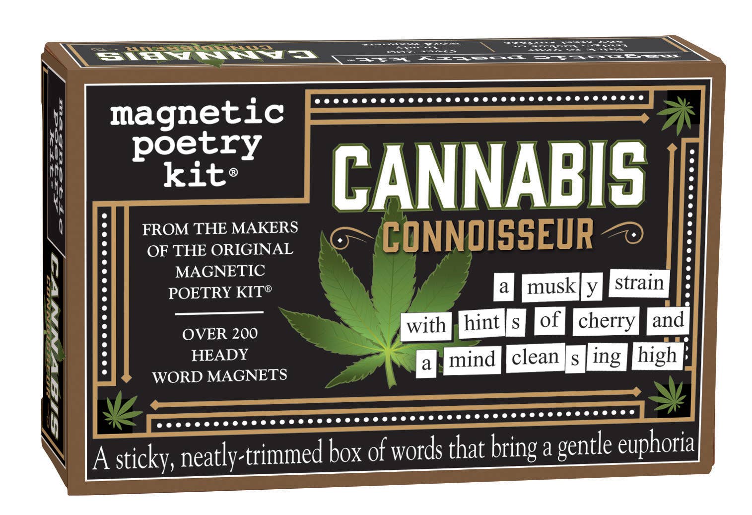 Cannabis Connoisseur | Magnetic Poetry Kit - Spiral Circle