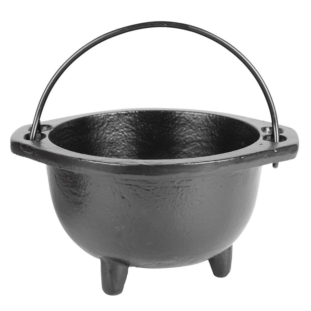 Cast Iron Cauldron Large - Spiral Circle