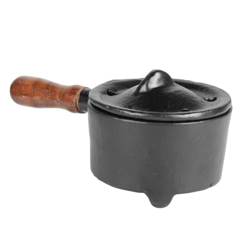 CAST IRON CAULDRON WITH HANDLE 2.75