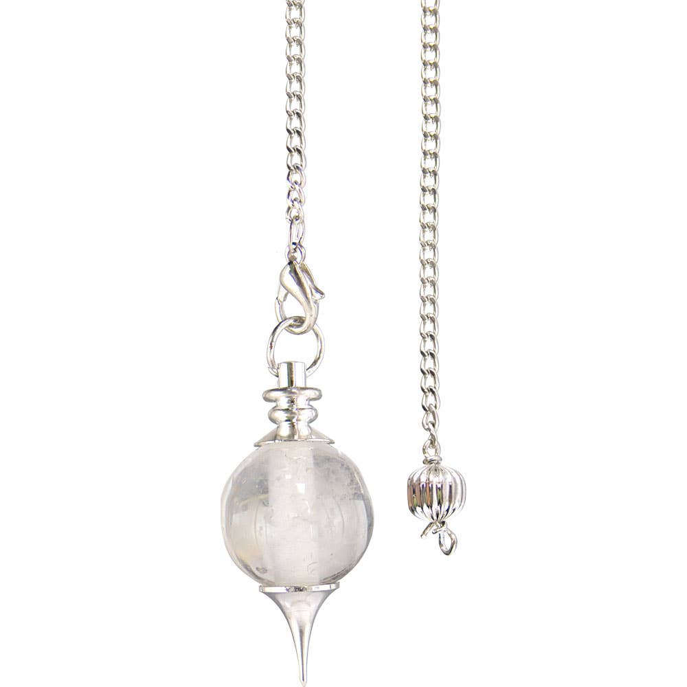 Clear Quartz | Pendulum Sephoroton - Spiral Circle