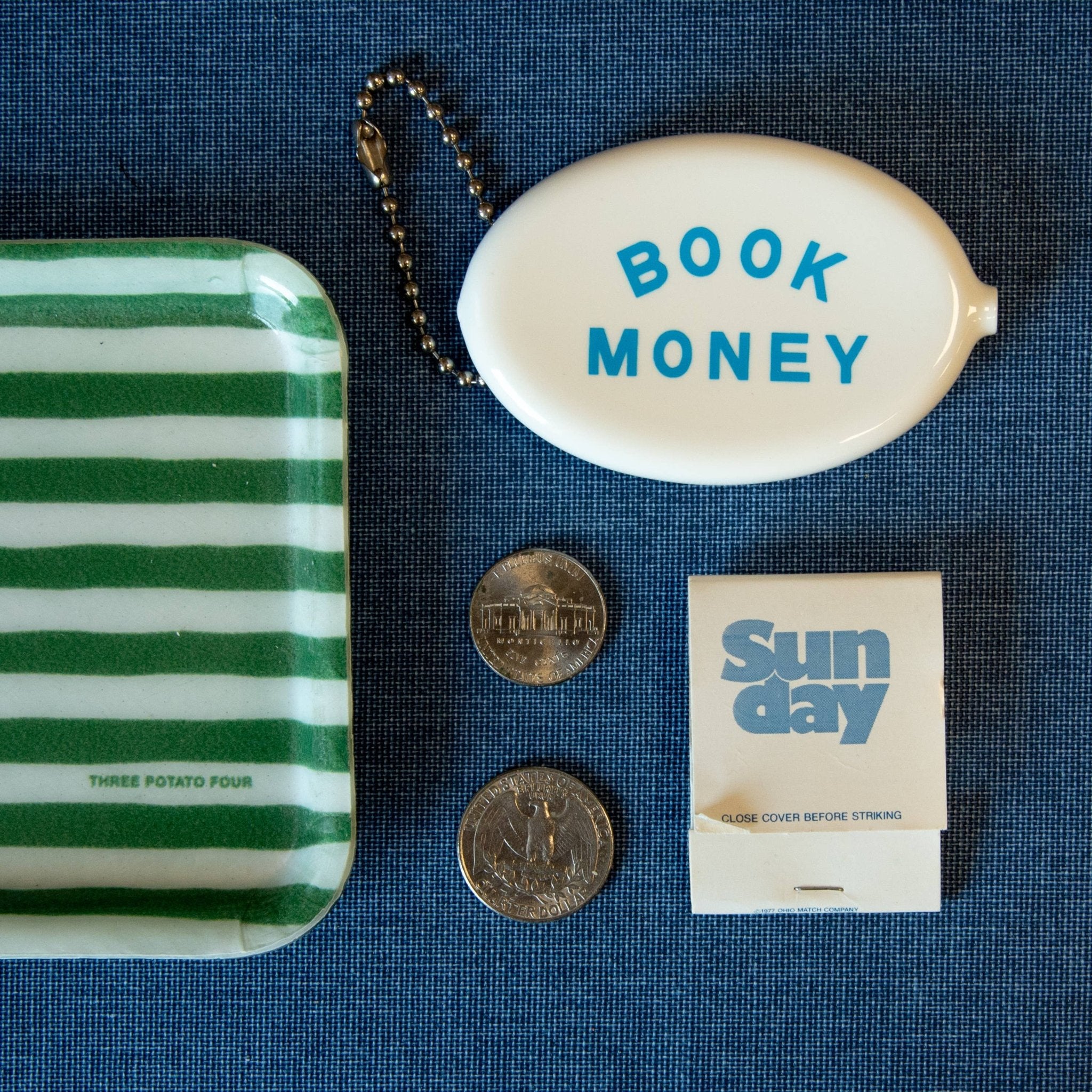 Coin Pouch - Book Money - Spiral Circle