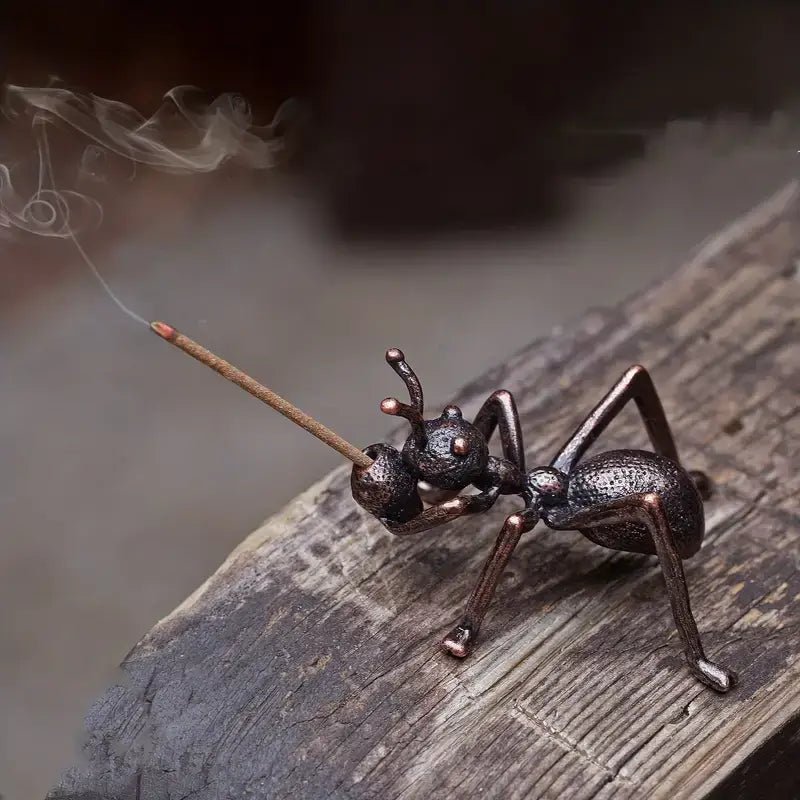 Copper Ant Incense Holder - Spiral Circle