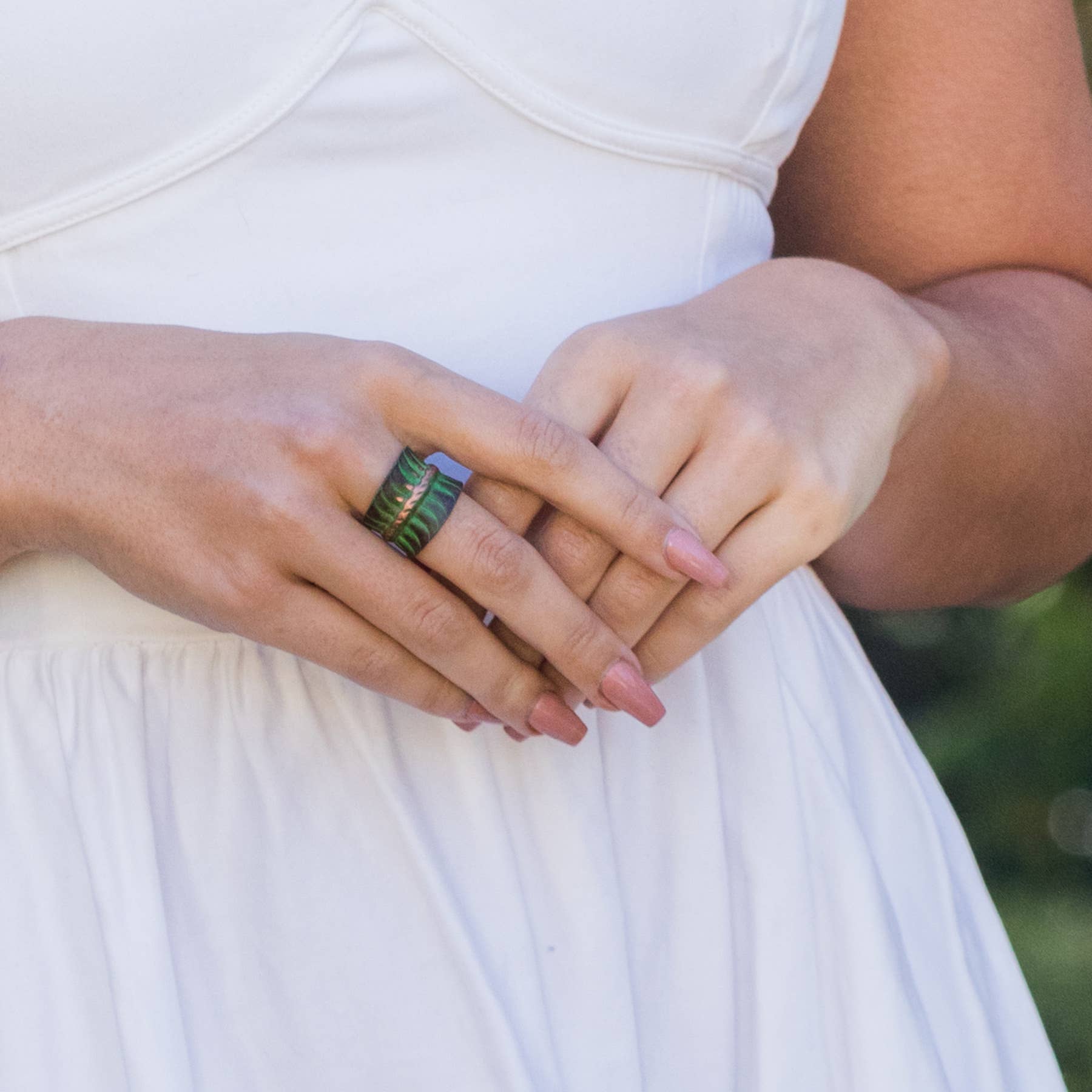 Copper Patina Rings | Assortment - Spiral Circle