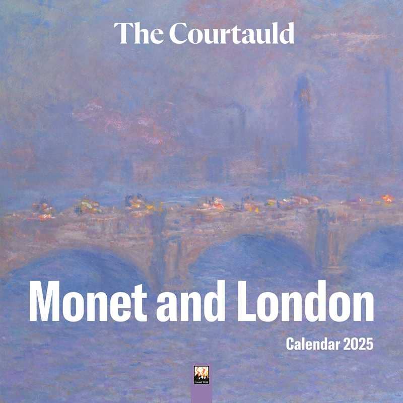 Courtauld: Monet and London Wall Calendar 2025 (Art Calendar) by - Spiral Circle