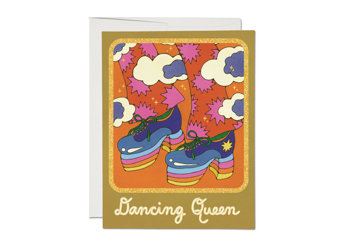 Dancing Queen friendship greeting card - Spiral Circle