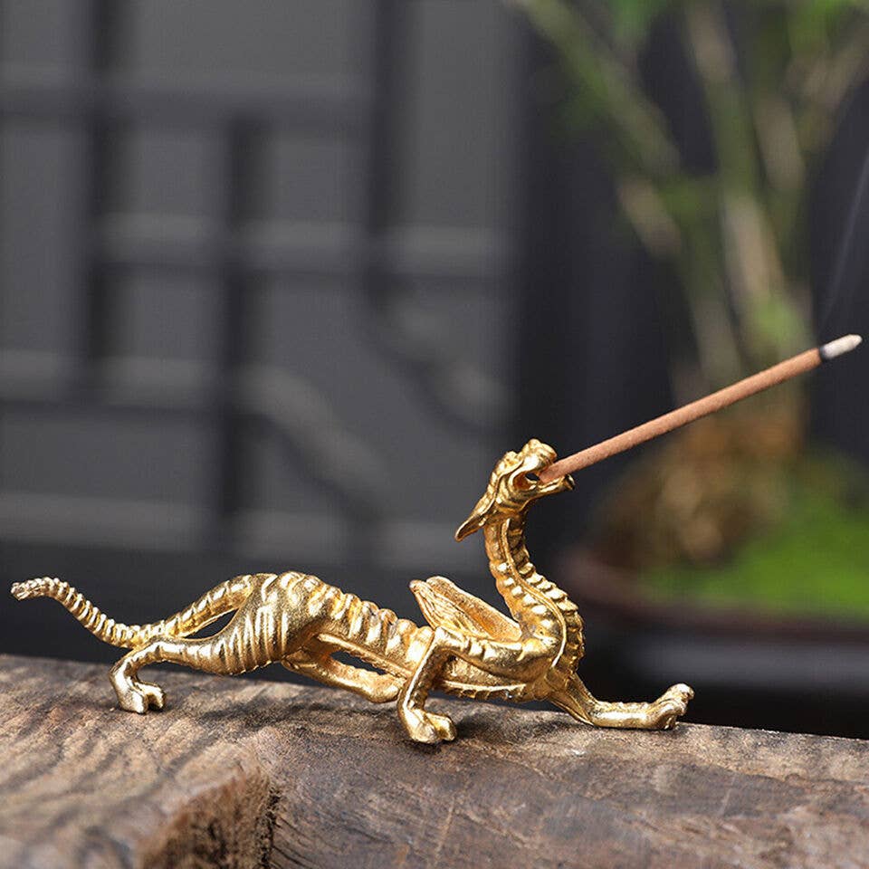 Dragon Incense Stick Holder - Spiral Circle