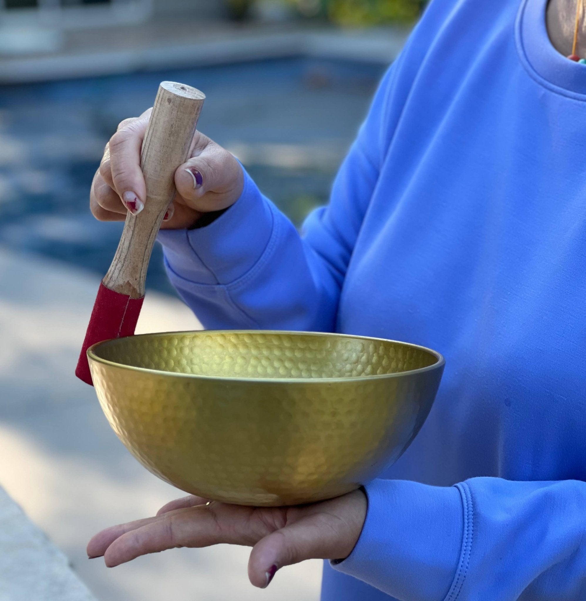 Extra Large Singing Bowl - Spiral Circle