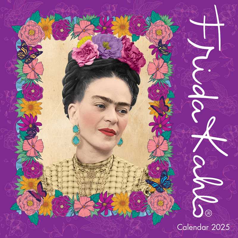 Frida Kahlo Wall Calendar 2025 (Art Calendar) by - Spiral Circle