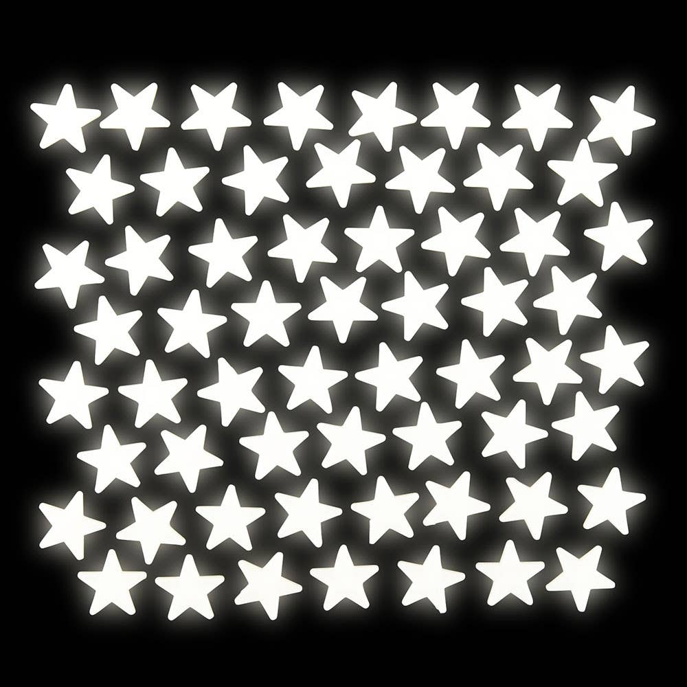 Glow - In - The - Dark Mini Stars - Spiral Circle