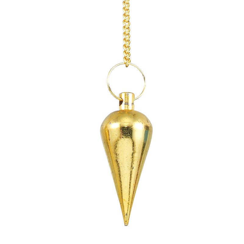 Golden Metal Pendulum - Spiral Circle