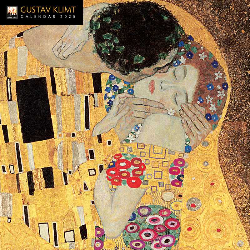 Gustav Klimt Mini Wall Calendar 2025 (Art Calendar) by - Spiral Circle