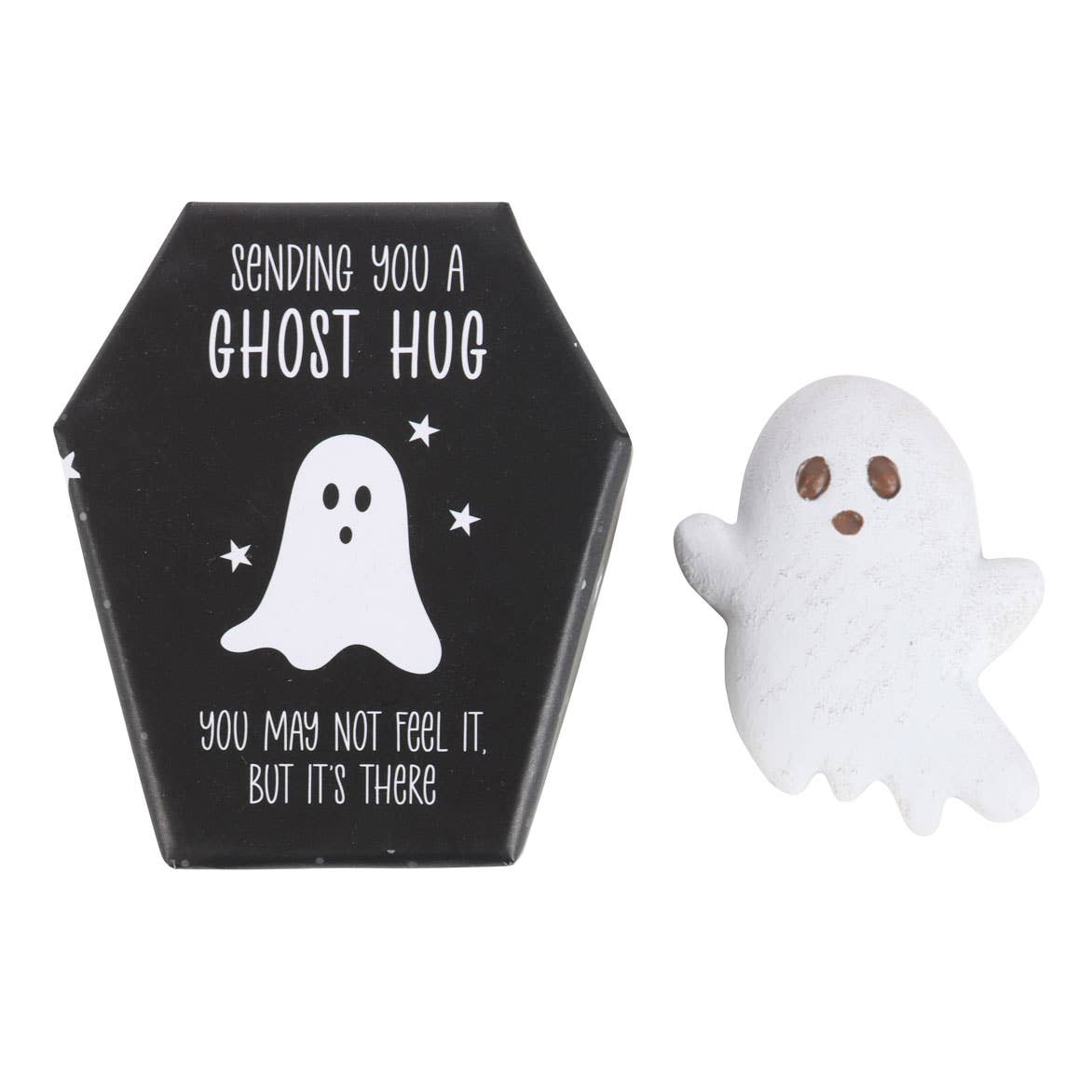 Halloween Ghost Hug Tokens in Display - Spiral Circle