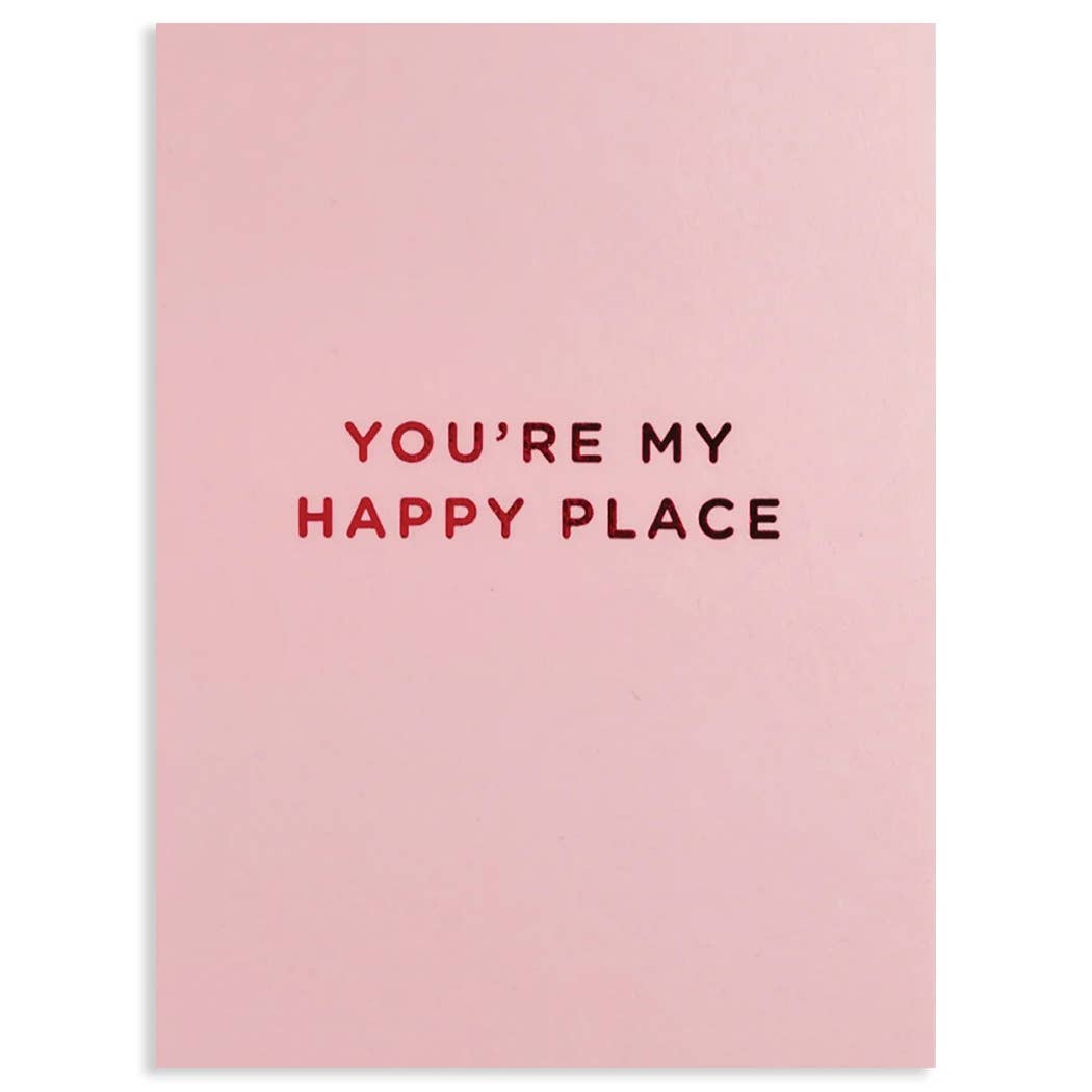 HAPPY PLACE| FRIENDSHIP CARD - Spiral Circle