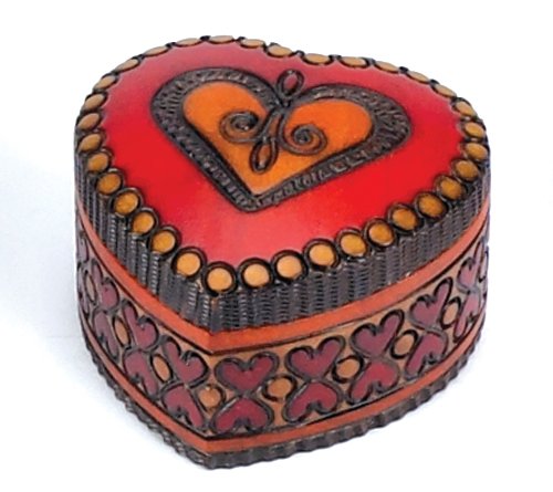 Heart Swivel Box - Spiral Circle