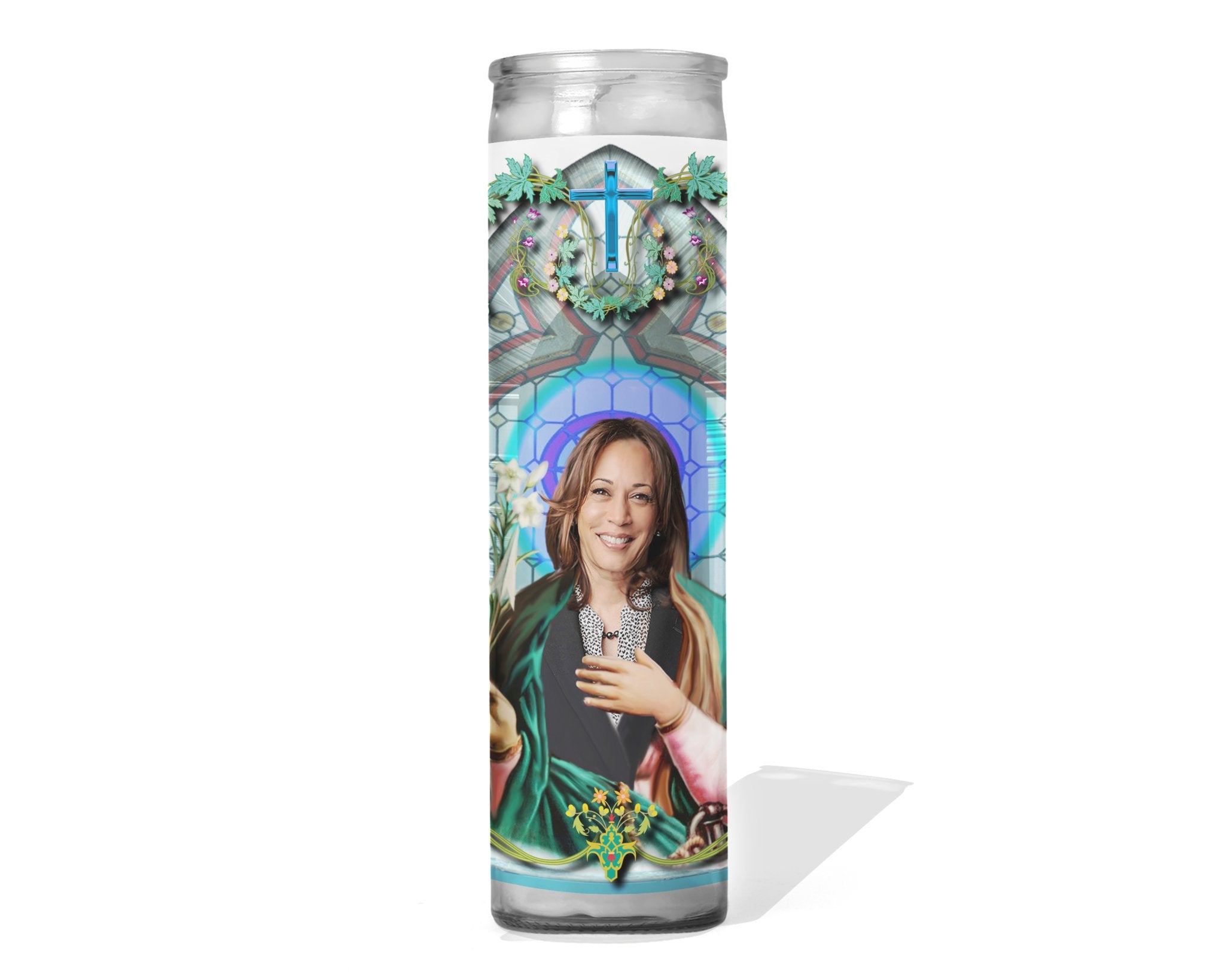 Kamala Harris Celebrity Politician Prayer Candle - Spiral Circle