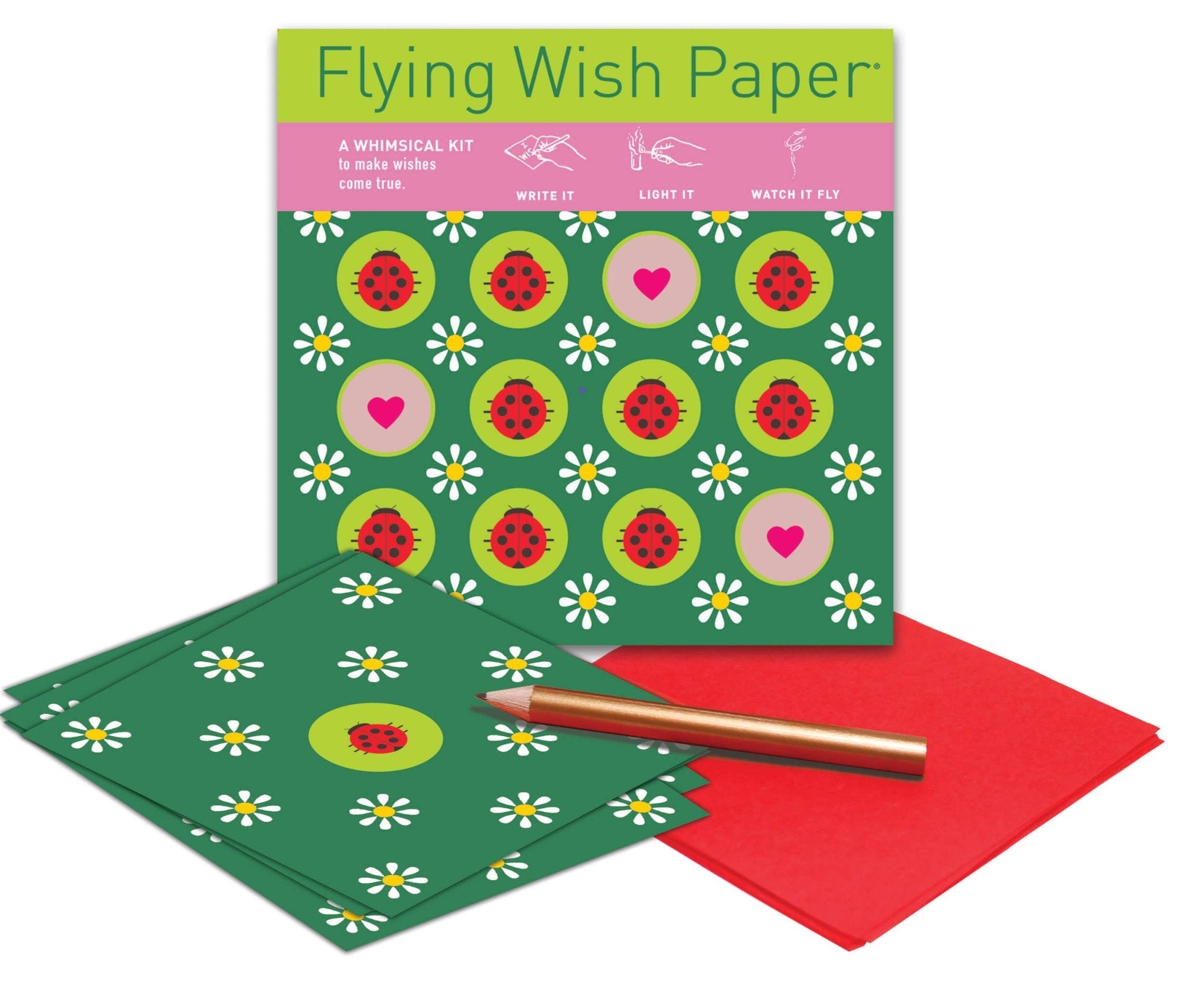 LADYBUGS / SPRING! / Mini kit with 15 Wishes + accessories - Spiral Circle