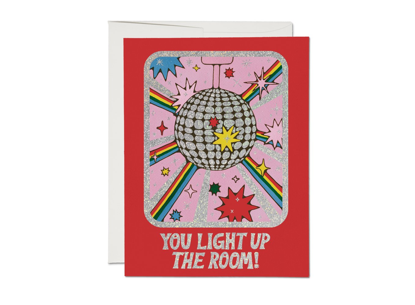 Light Up the Room friendship greeting card - Spiral Circle