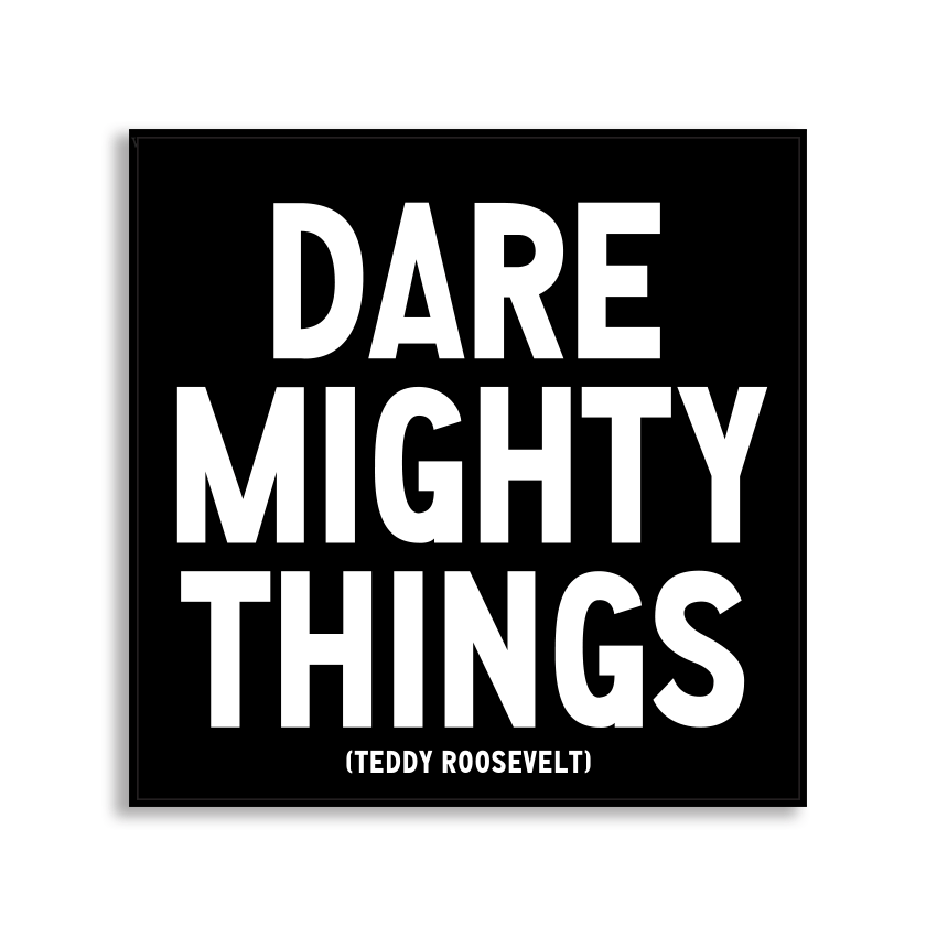 Magnets | Dare Mighty Things (Teddy Roosevelt) - Spiral Circle