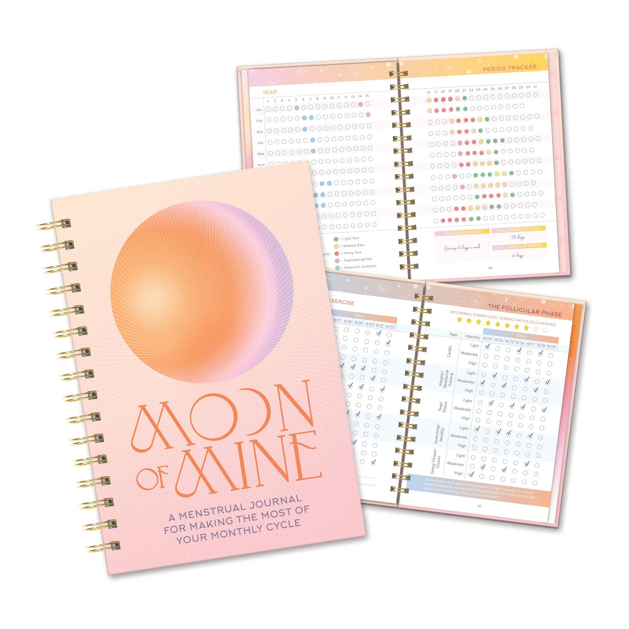 Moon of Mine Guided Journal - Spiral Circle