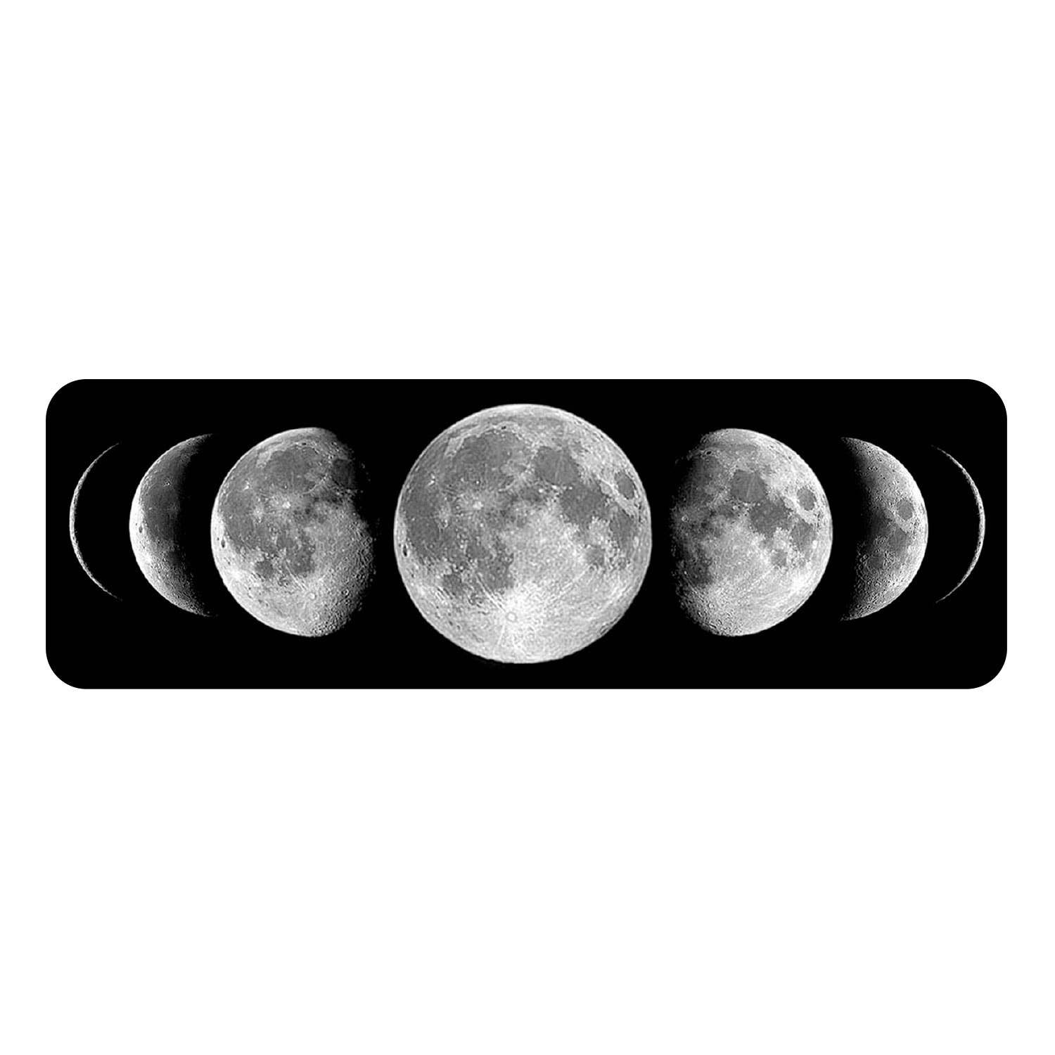 Moon Phases Sticker - Spiral Circle