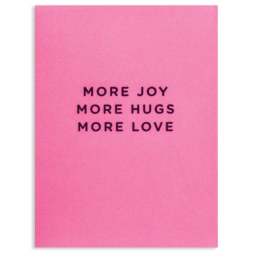 MORE JOY | BLANK CARD - Spiral Circle