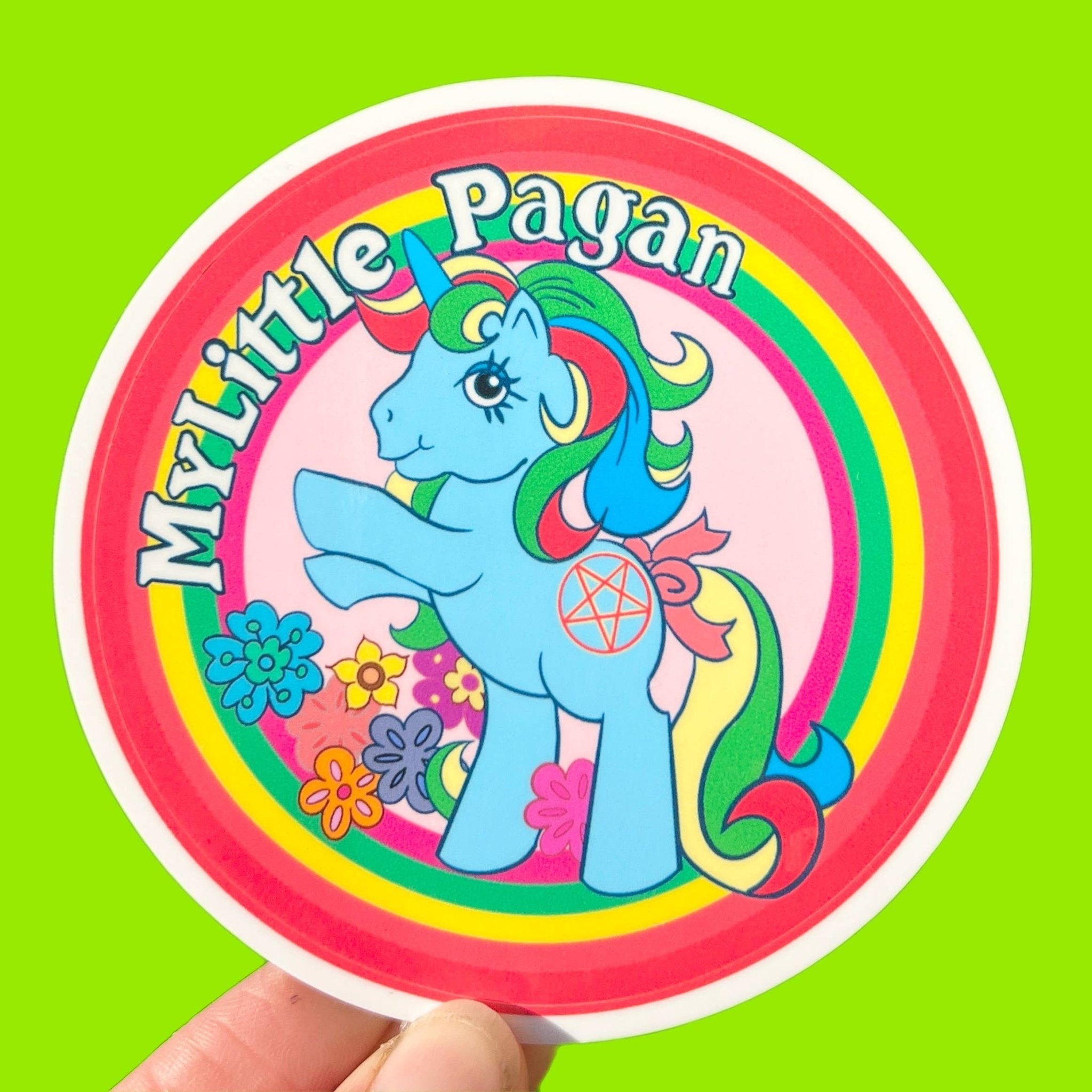 My Little Pagan STICKER 3 Inch - Spiral Circle