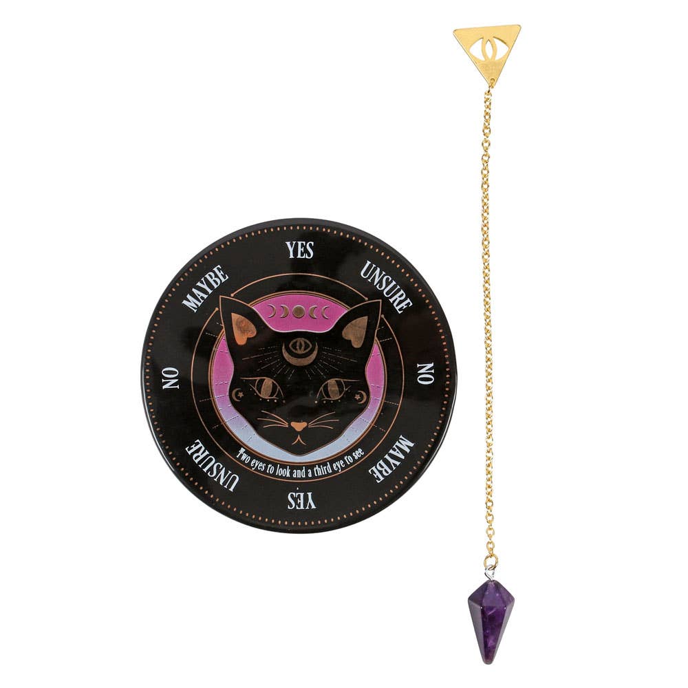 Mystic Mog Pendulum Divination Kit - Spiral Circle