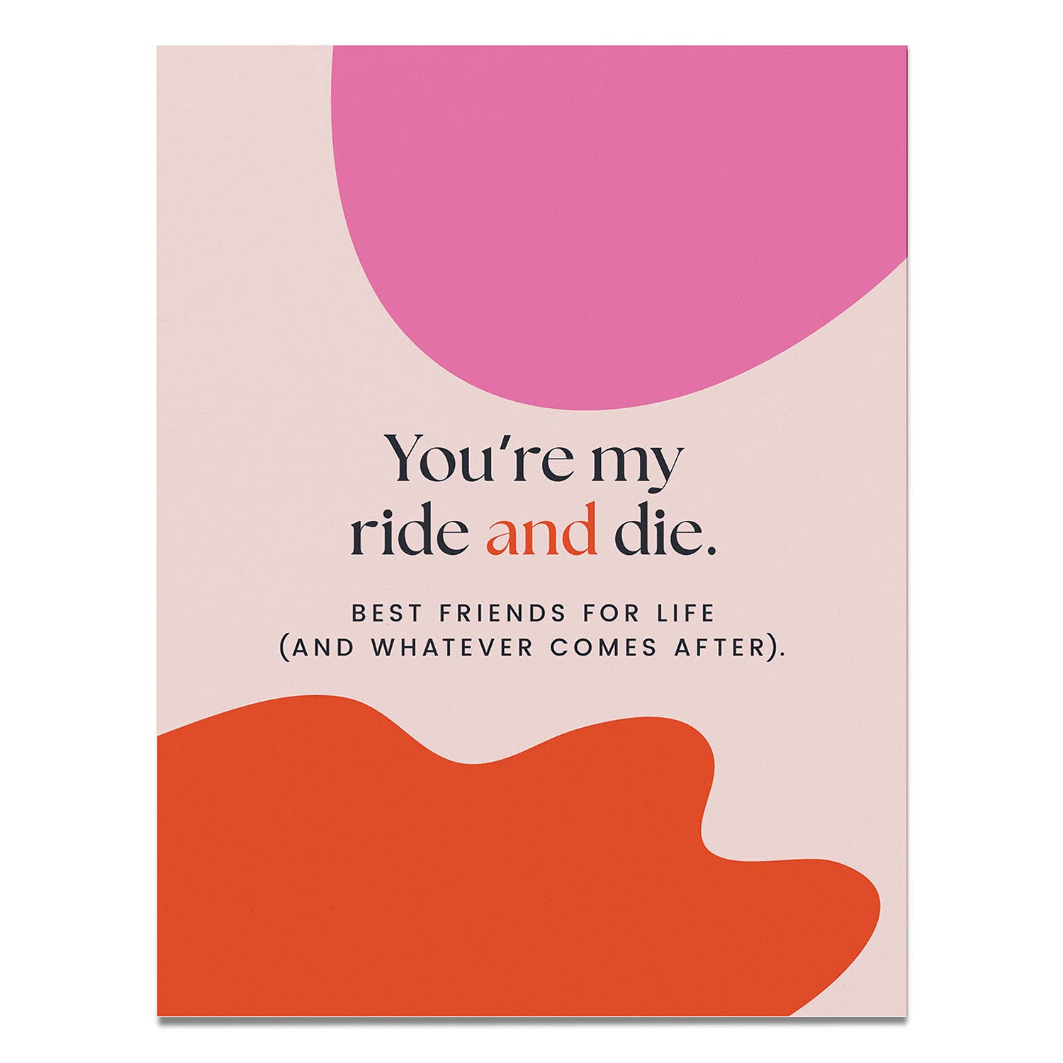 Nora McInerny My Ride and Die Card - Spiral Circle