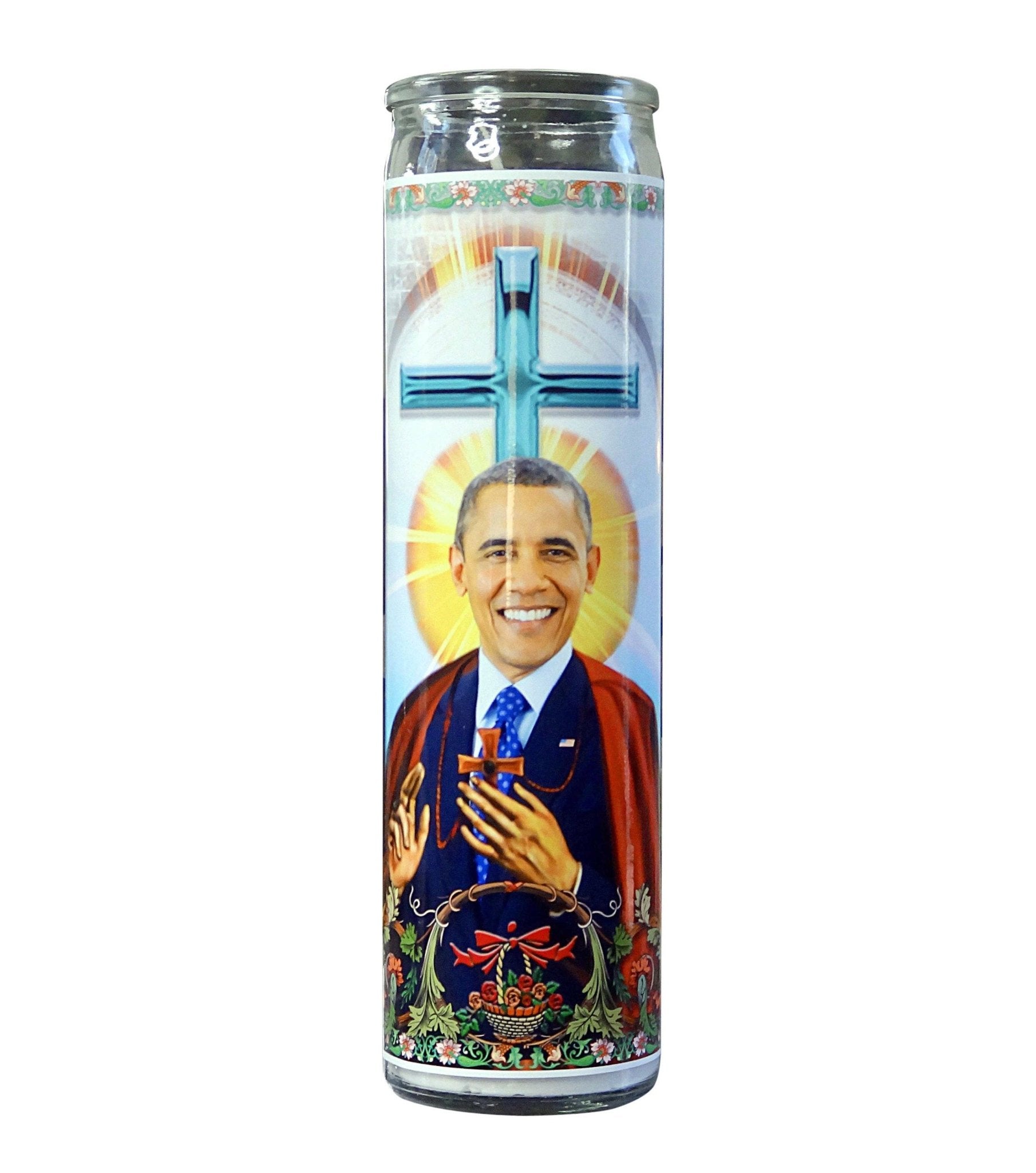 President Barack Obama Celebrity Prayer Candle - Spiral Circle