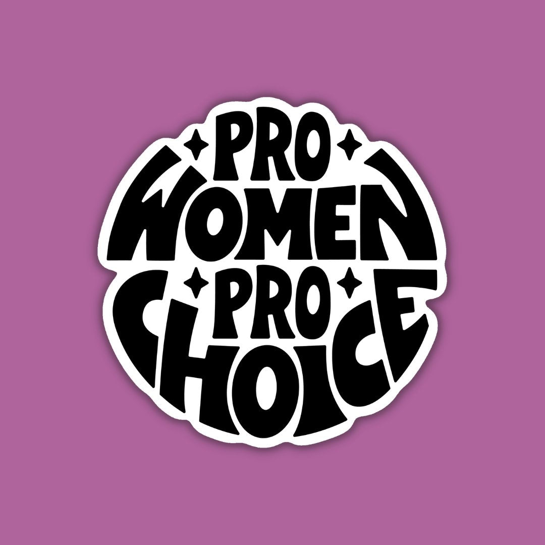 Pro - Women Pro - Choice Vinyl Sticker - Spiral Circle