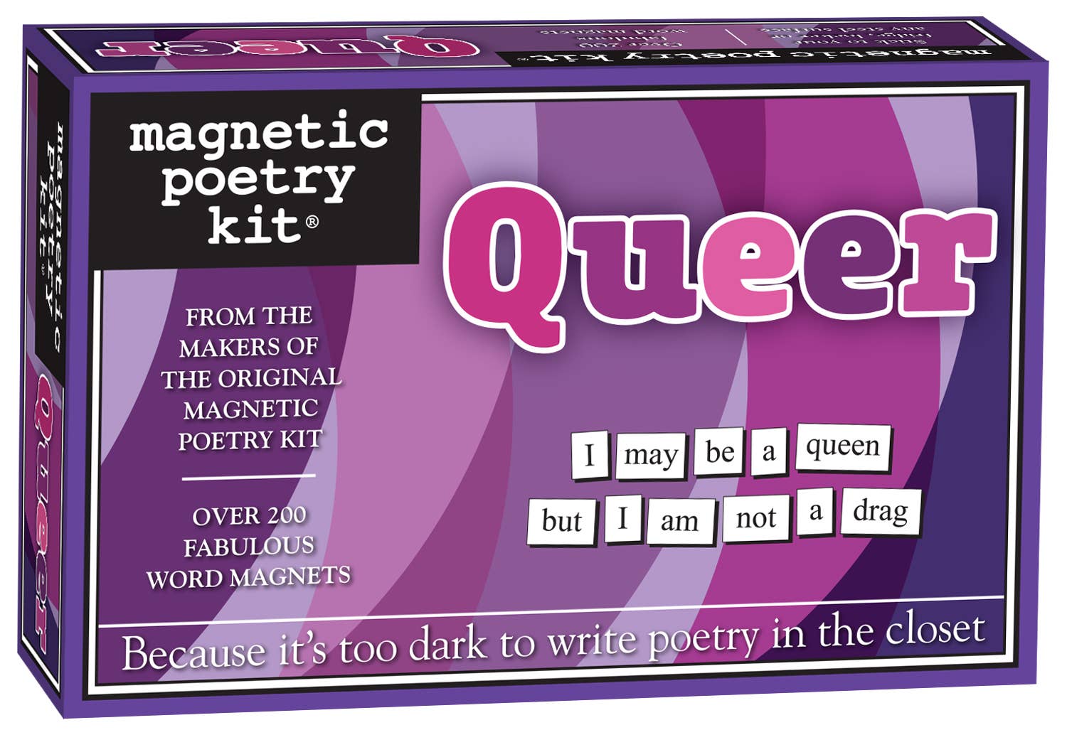 Queer Kit | Magnetic Poetry Box - Spiral Circle