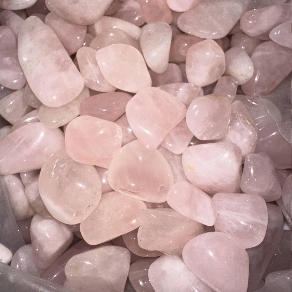 Rose Quartz | Small - Spiral Circle