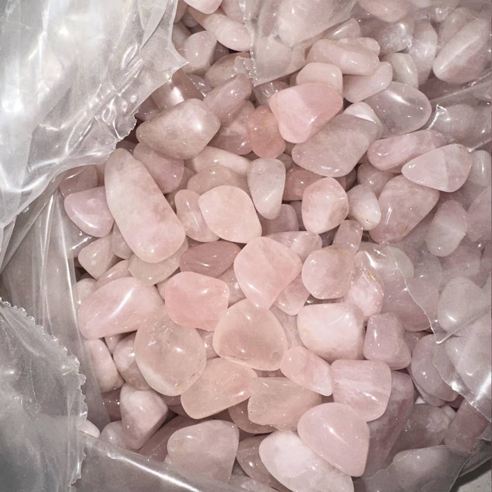 Rose Quartz | Small - Spiral Circle