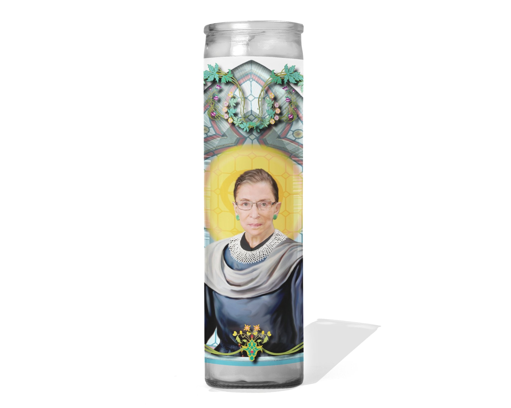 Ruth Bader Ginsburg Celebrity Prayer Candle - RBG - Spiral Circle