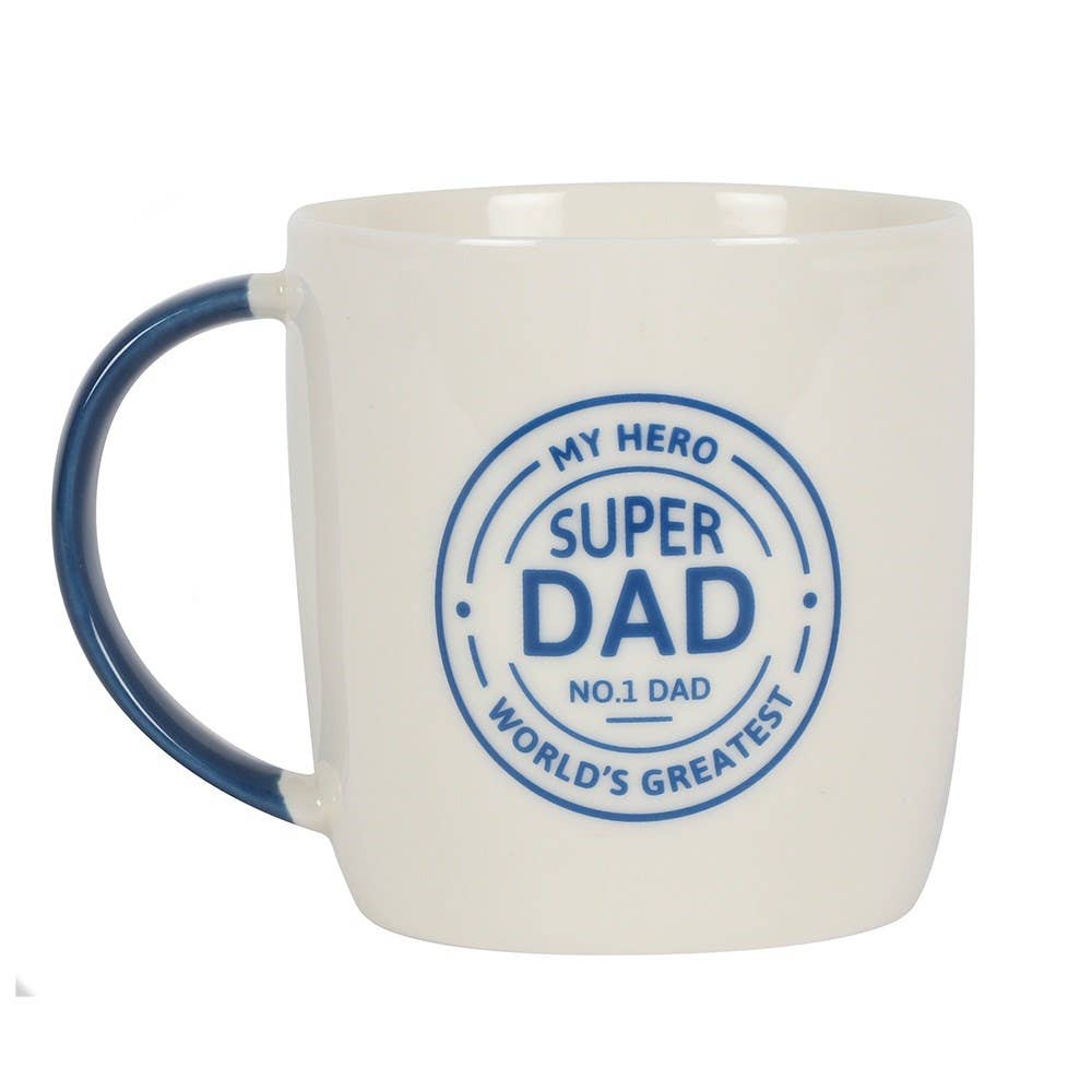 Super Dad Father's Day Mug - Spiral Circle