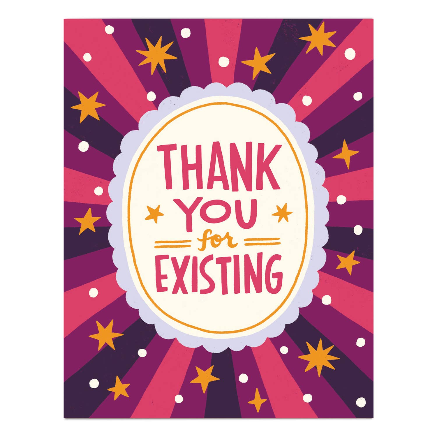 Thank You for Existing Card - Spiral Circle