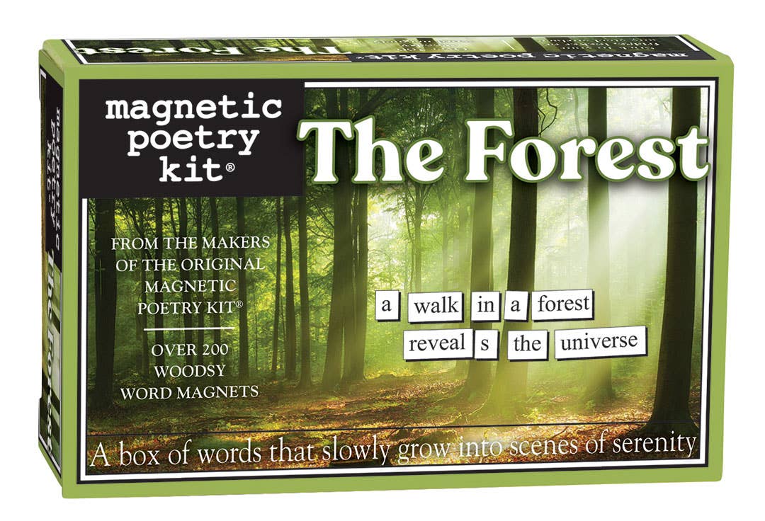 The Forest | Magnetic Poetry Kit - Spiral Circle