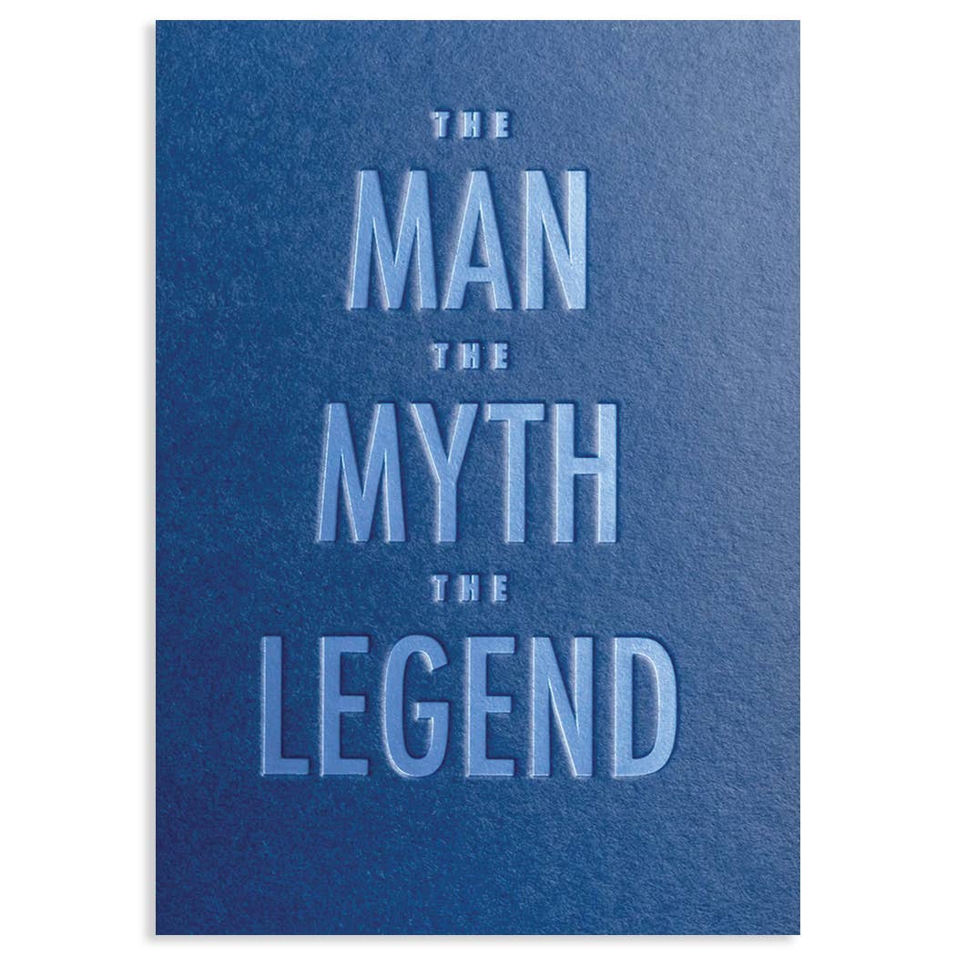 THE MYTH, THE LEGEND|BIRTHDAY CARD - Spiral Circle