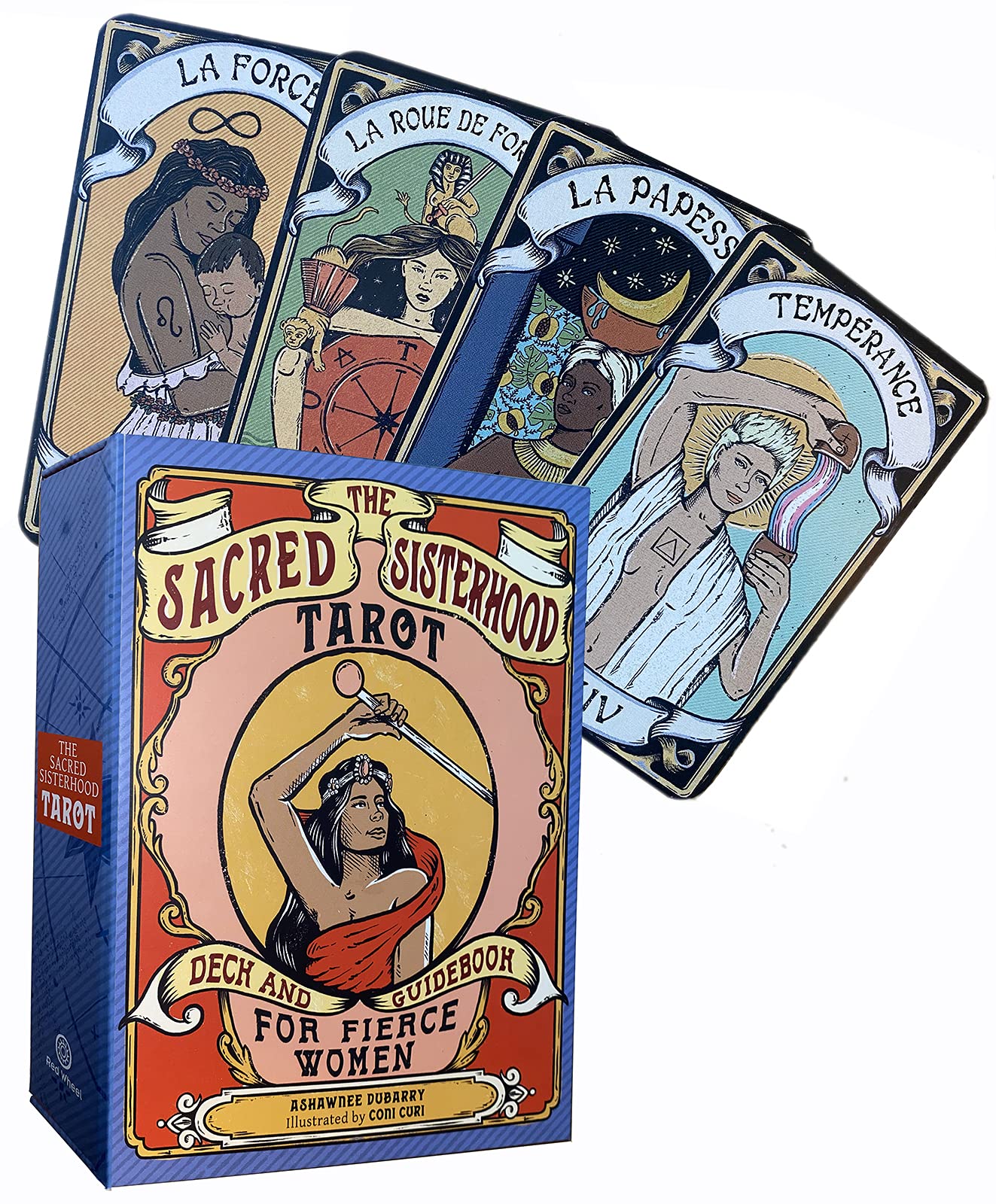 The Sacred Sisterhood Tarot: Deck and Guidebook for Fierce Women (78 Cards and Guidebook) - Spiral Circle