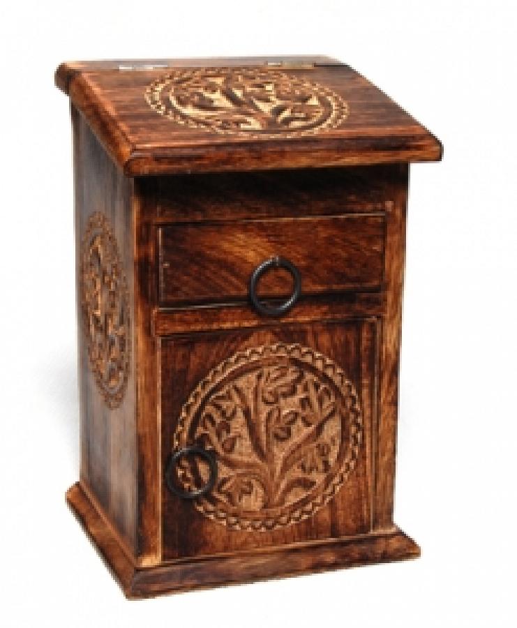 Tree of Life Herb Chest - Spiral Circle