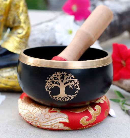 Tree Of Life Singing Bowl - Spiral Circle