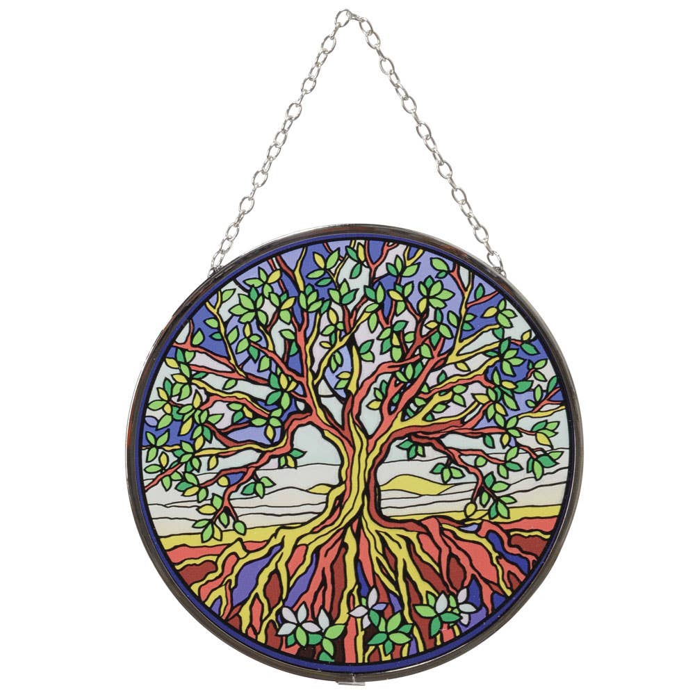 Tree Of Life Suncatcher - Spiral Circle